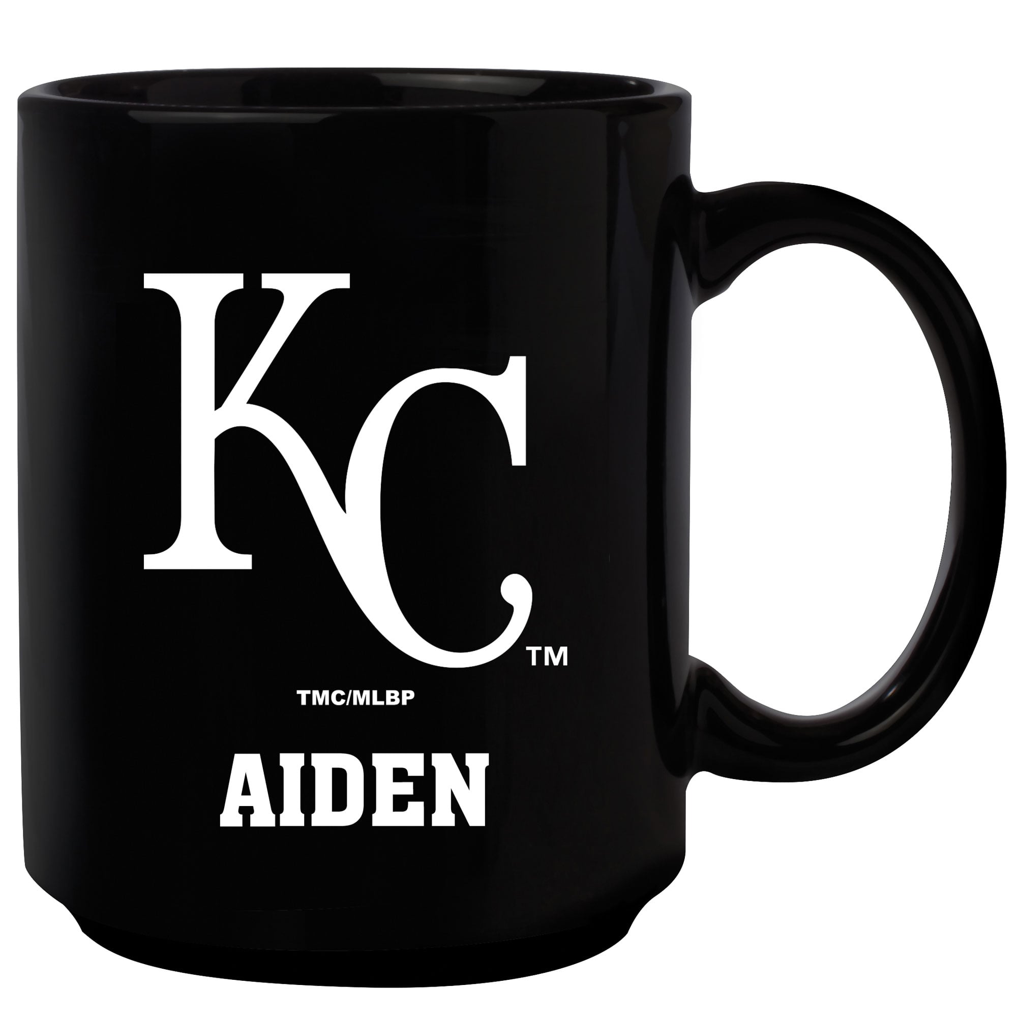Black Kansas City Royals 15oz. Personalized Mug