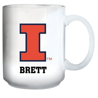 Illinois Fighting Illini 15oz. Personalized Mug