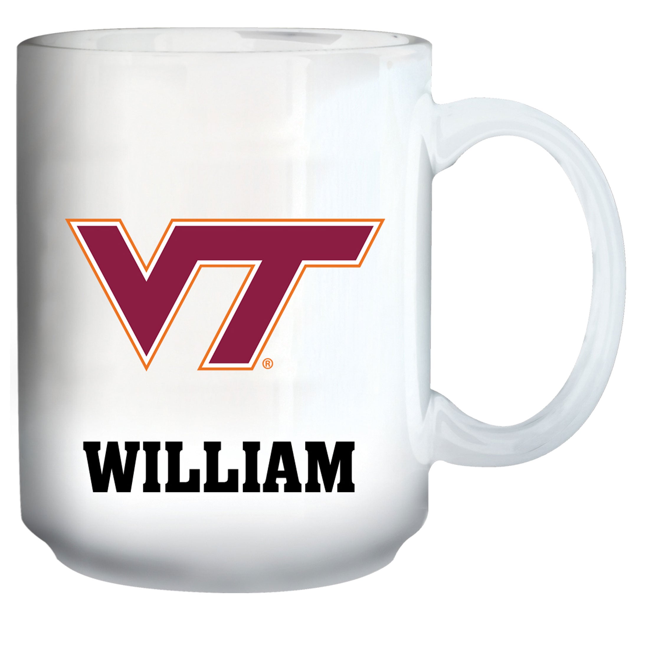 Virginia Tech Hokies 15oz. Personalized Mug
