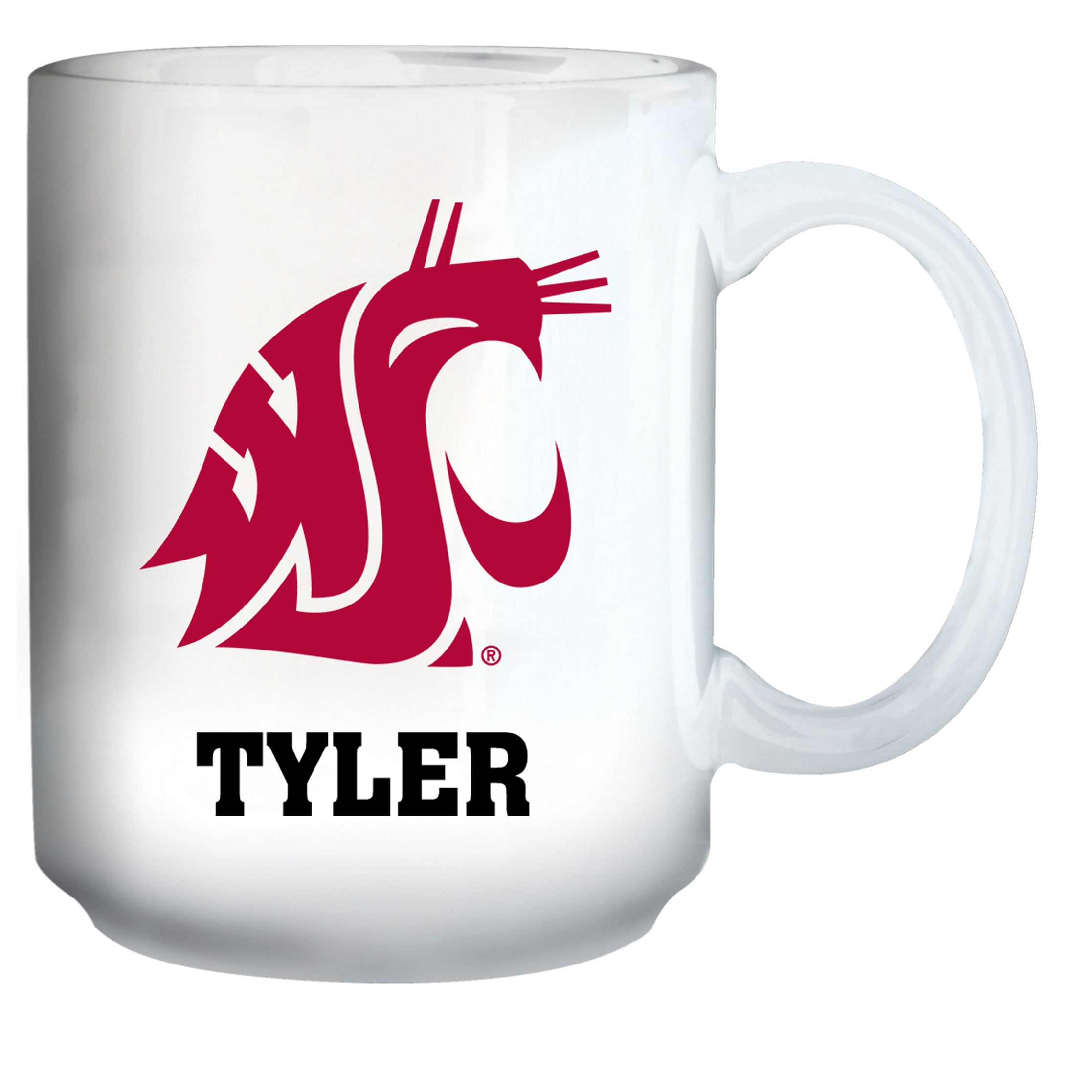 Washington State Cougars 15oz. Personalized Mug