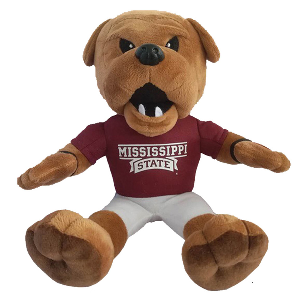 Maroon/White Mississippi State Bulldogs 8'' Plush Mascot