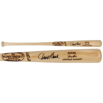 Johnny Bench Cincinnati Reds Autographed Blonde Louisville Slugger Game Model Bat