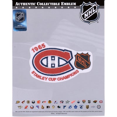 Montreal Canadiens Unsigned 1965 Stanley Cup Champions National Emblem Jersey Patch