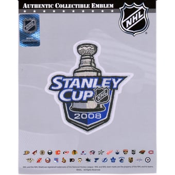 Detroit Red Wings vs. Pittsburgh Penguins Unsigned 2008 Stanley Cup Final National Emblem Jersey Patch