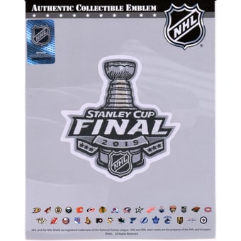 St. Louis Blues vs. Boston Bruins Unsigned 2019 Stanley Cup Final National Emblem Jersey Patch