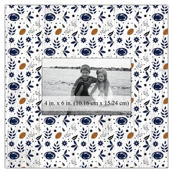 Penn State Nittany Lions 10'' x 10'' Floral Pattern Frame