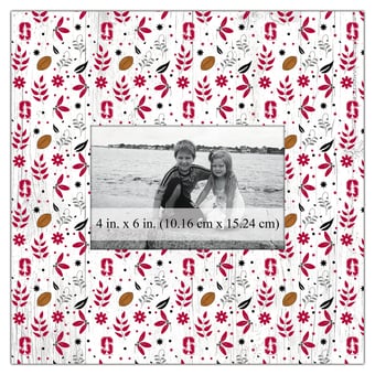 Stanford Cardinal 10'' x 10'' Floral Pattern Frame