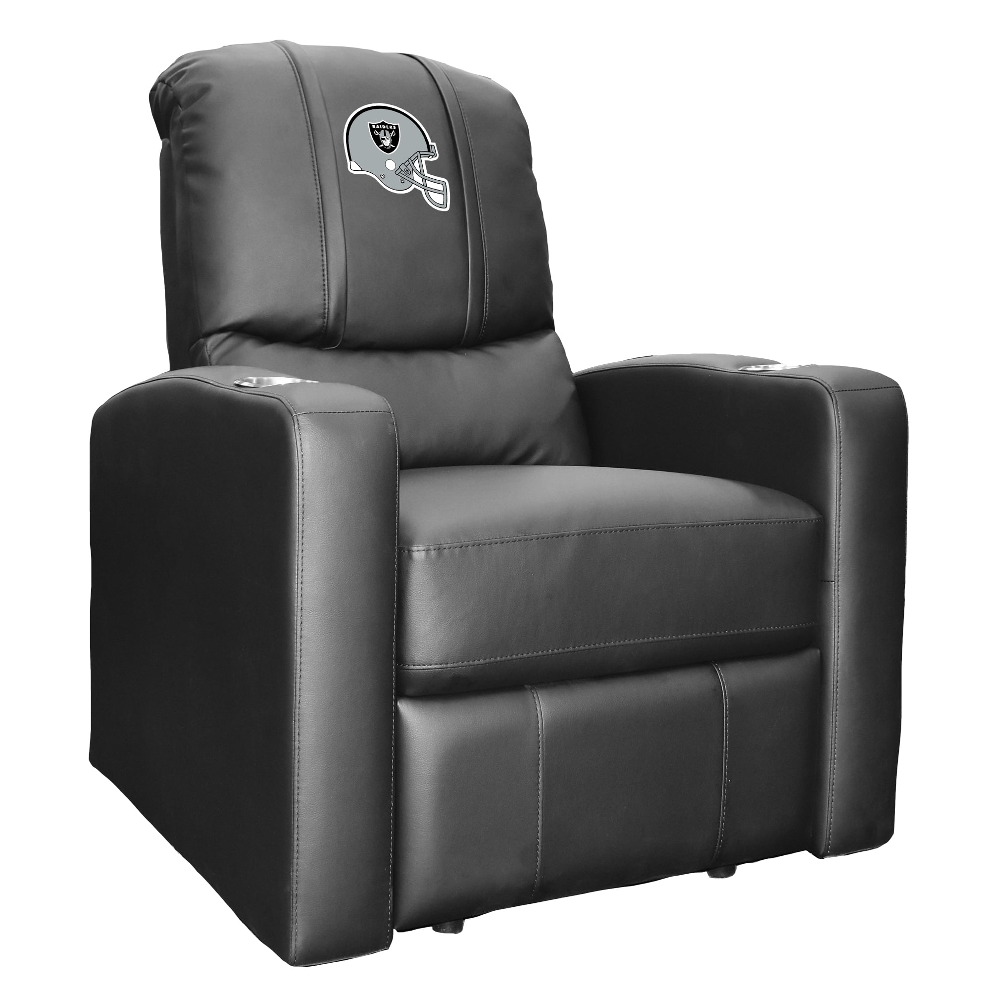 Las Vegas Raiders Team Logo Stealth Recliner Las Vegas Raiders Team Logo Stealth Recliner