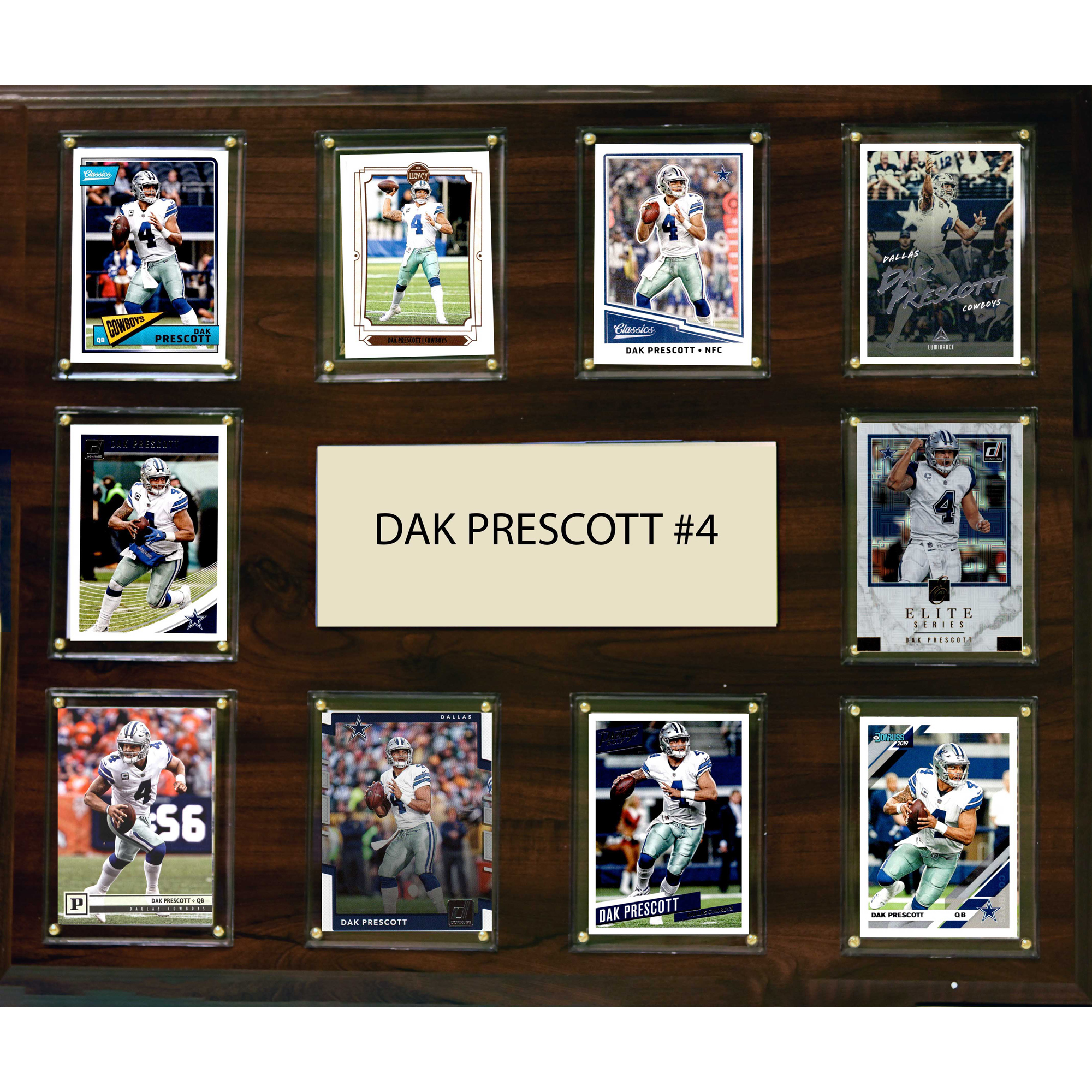 Dak Prescott Dallas Cowboys 15'' x 18'' Plaque