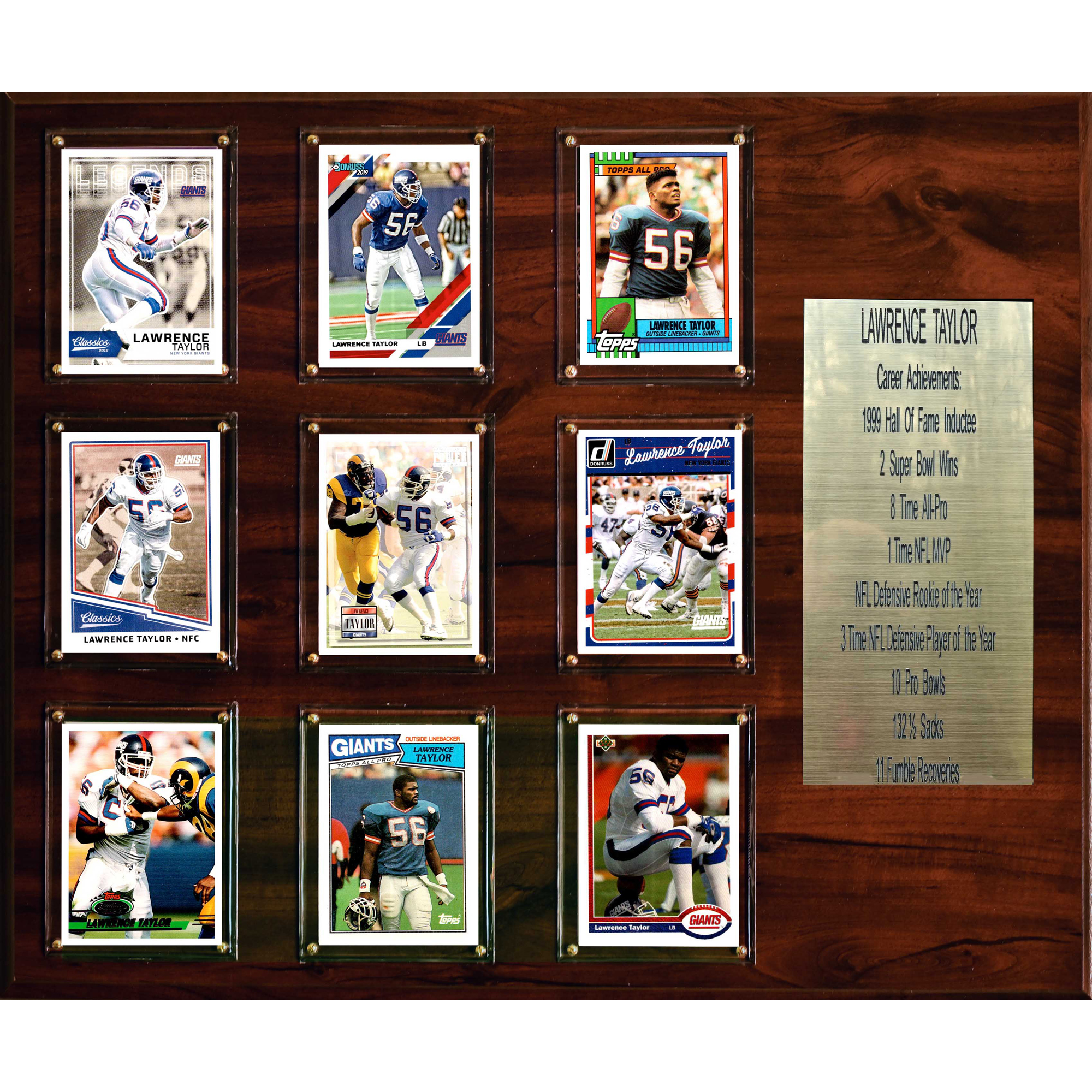 Lawrence Taylor New York Giants 15'' x 18'' Plaque