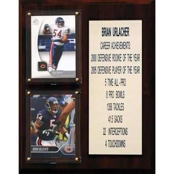 Brian Urlacher Chicago Bears 8'' x 10'' Plaque