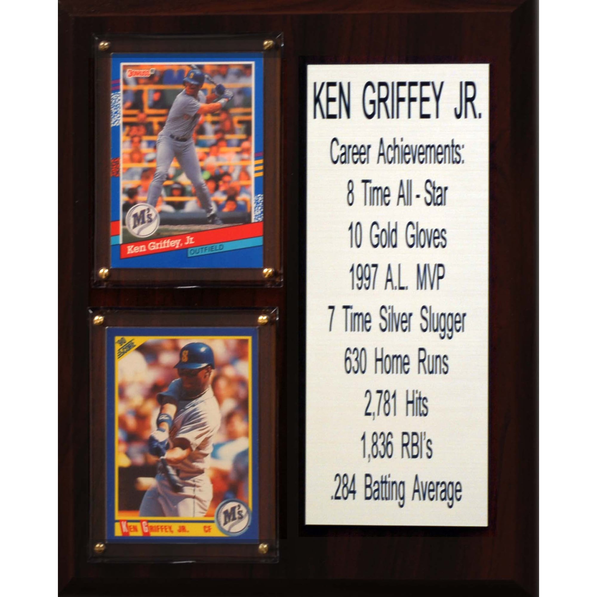 Ken Griffey Jr. Seattle Mariners 8'' x 10'' Plaque