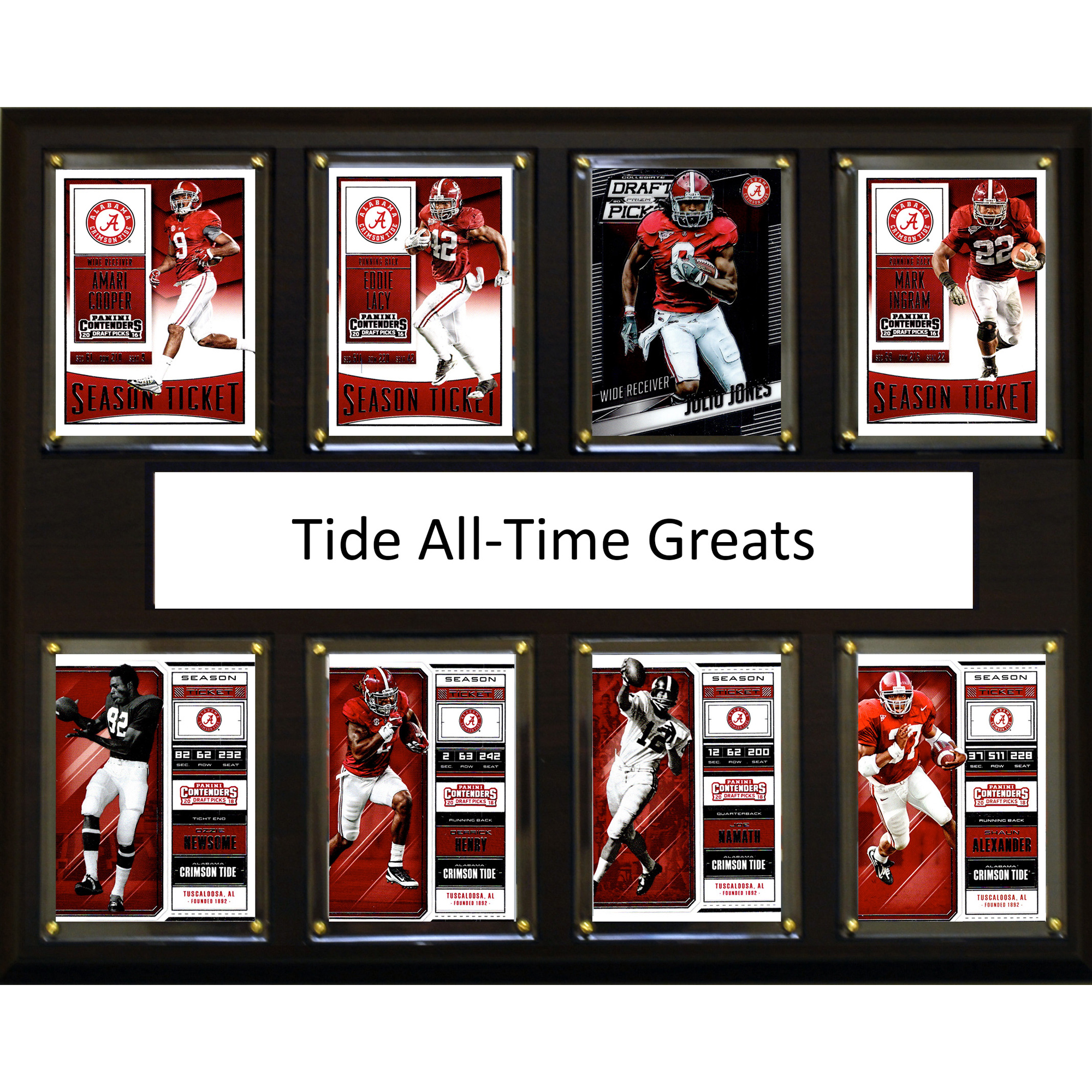 Alabama Crimson Tide 12'' x 15'' All-Time Greats Plaque
