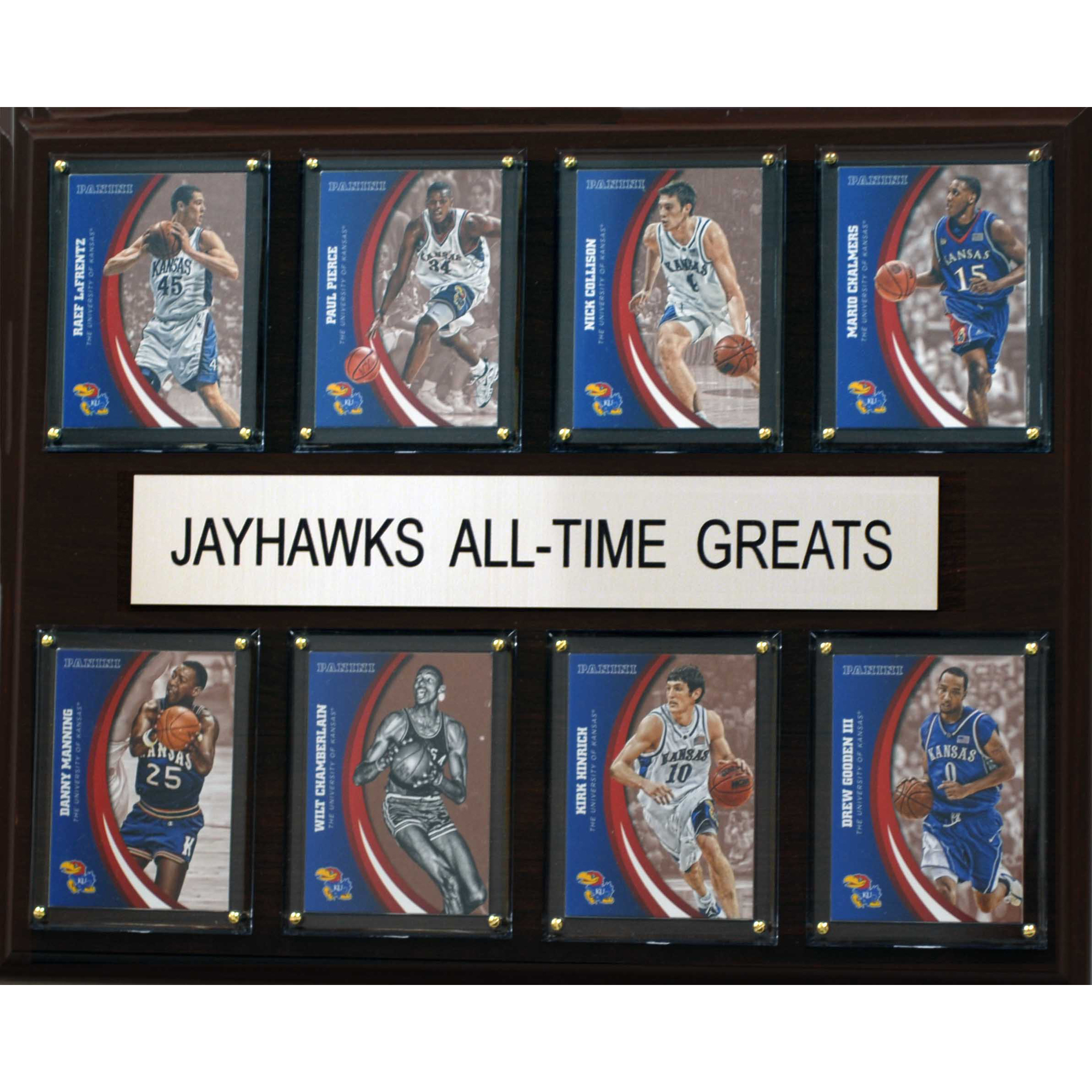 Kansas Jayhawks 12'' x 15'' All-Time Greats Plaque