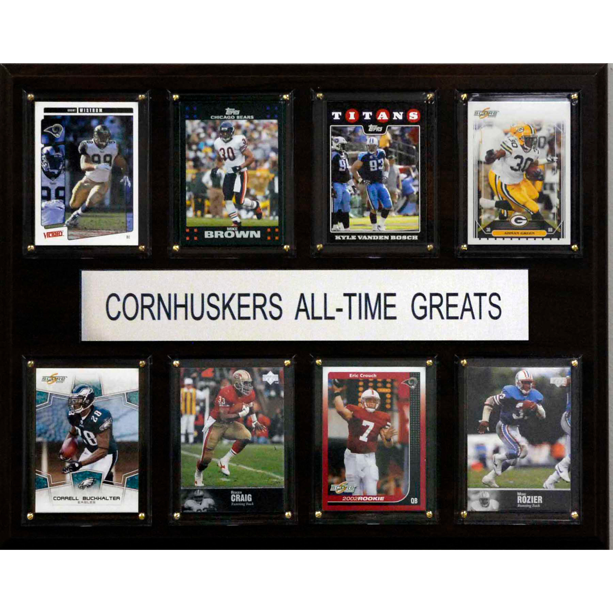 Nebraska Huskers 12'' x 15'' All-Time Greats Plaque