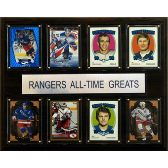 New York Rangers 12'' x 15'' All-Time Greats Plaque