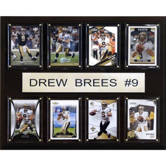 Drew Brees New Orleans Saints 12'' x 15'' Plaque