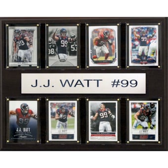 J.J. Watt Houston Texans 12'' x 15'' Plaque