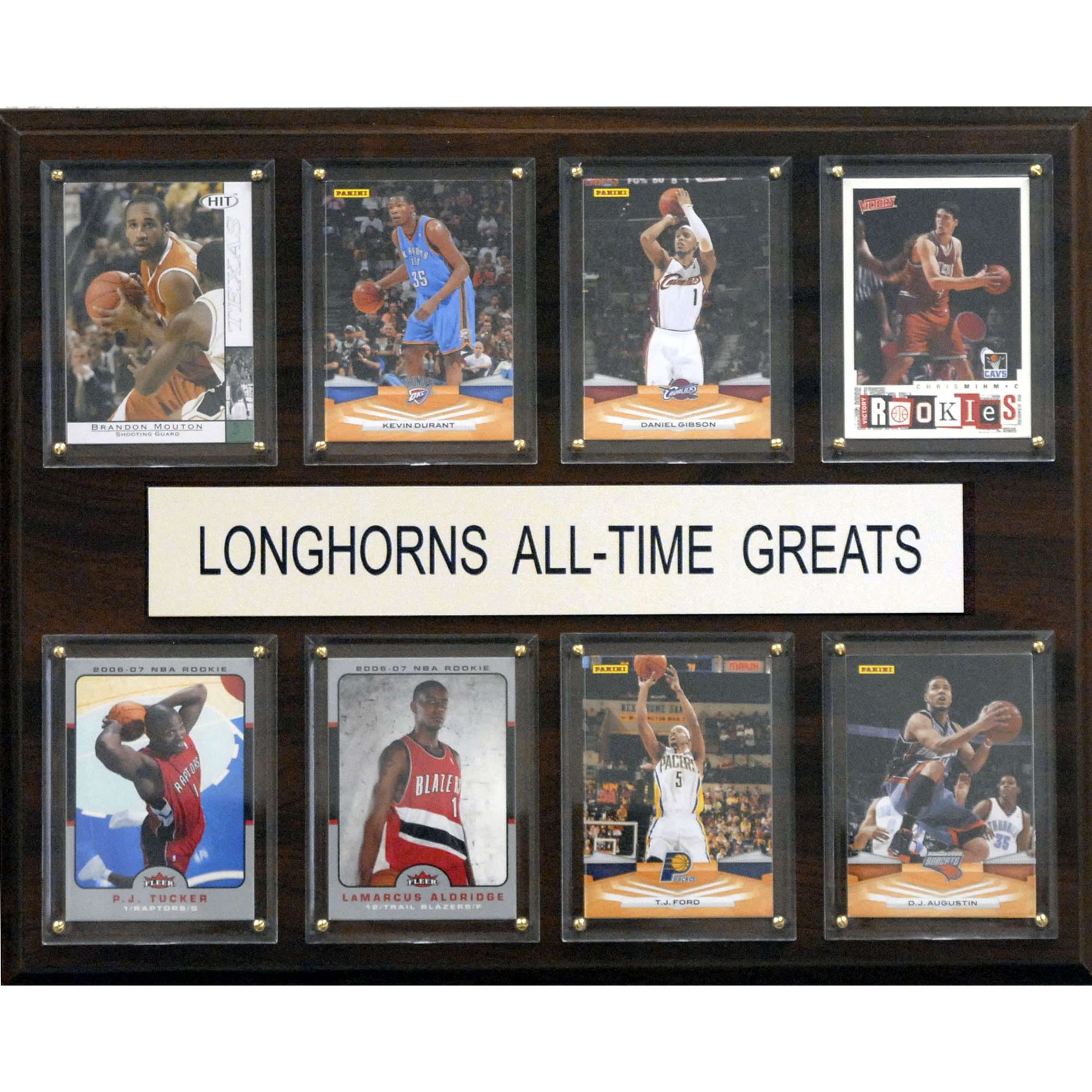 Texas Longhorns 12'' x 15'' Basketball All-Time Greats Plaque