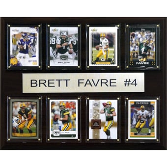 Brett Favre 12'' x 15'' Plaque