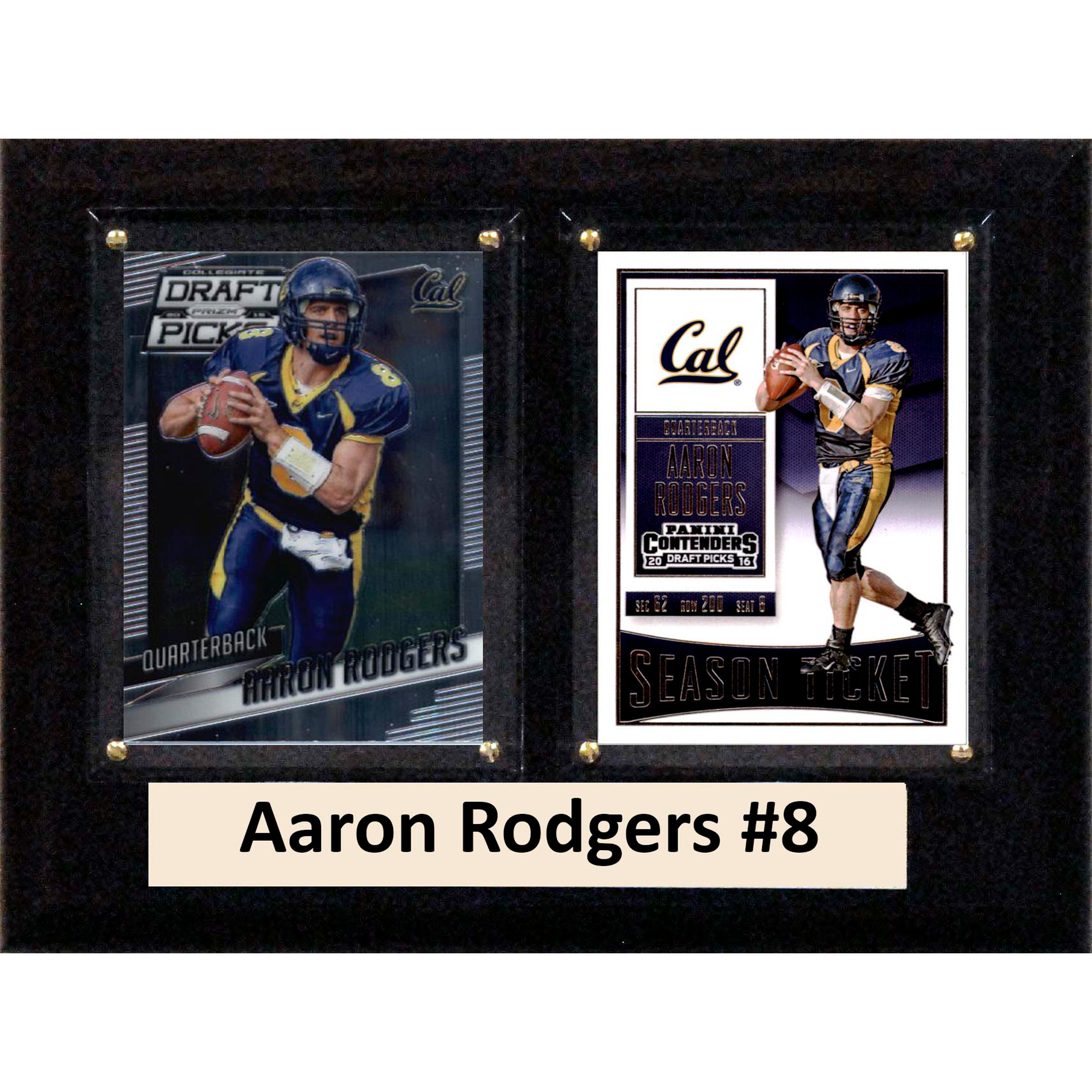 Aaron Rodgers Cal Bears 6'' x 8'' Plaque