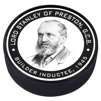 Lord Stanley of Preston NHL Hall of Fame Collection Puck