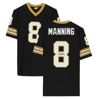 Archie Manning New Orleans Saints Autographed Black Mitchell & Ness Legacy Jersey