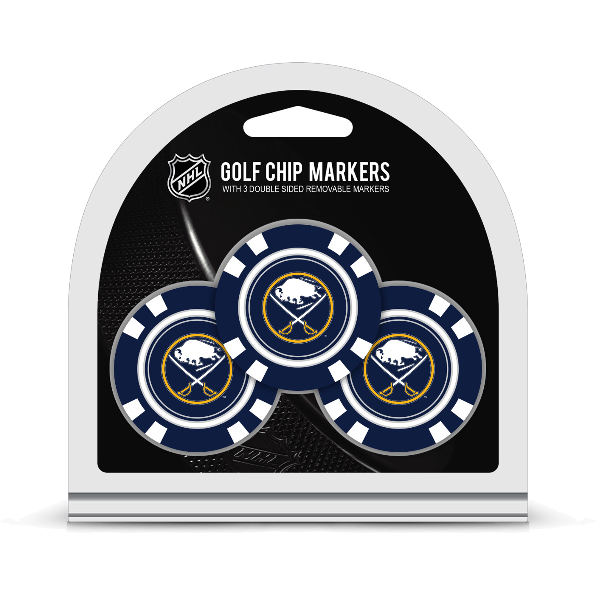 Buffalo Sabres Golf Chip 3-Pack Set Buffalo Sabres Golf Chip 3-Pack Set