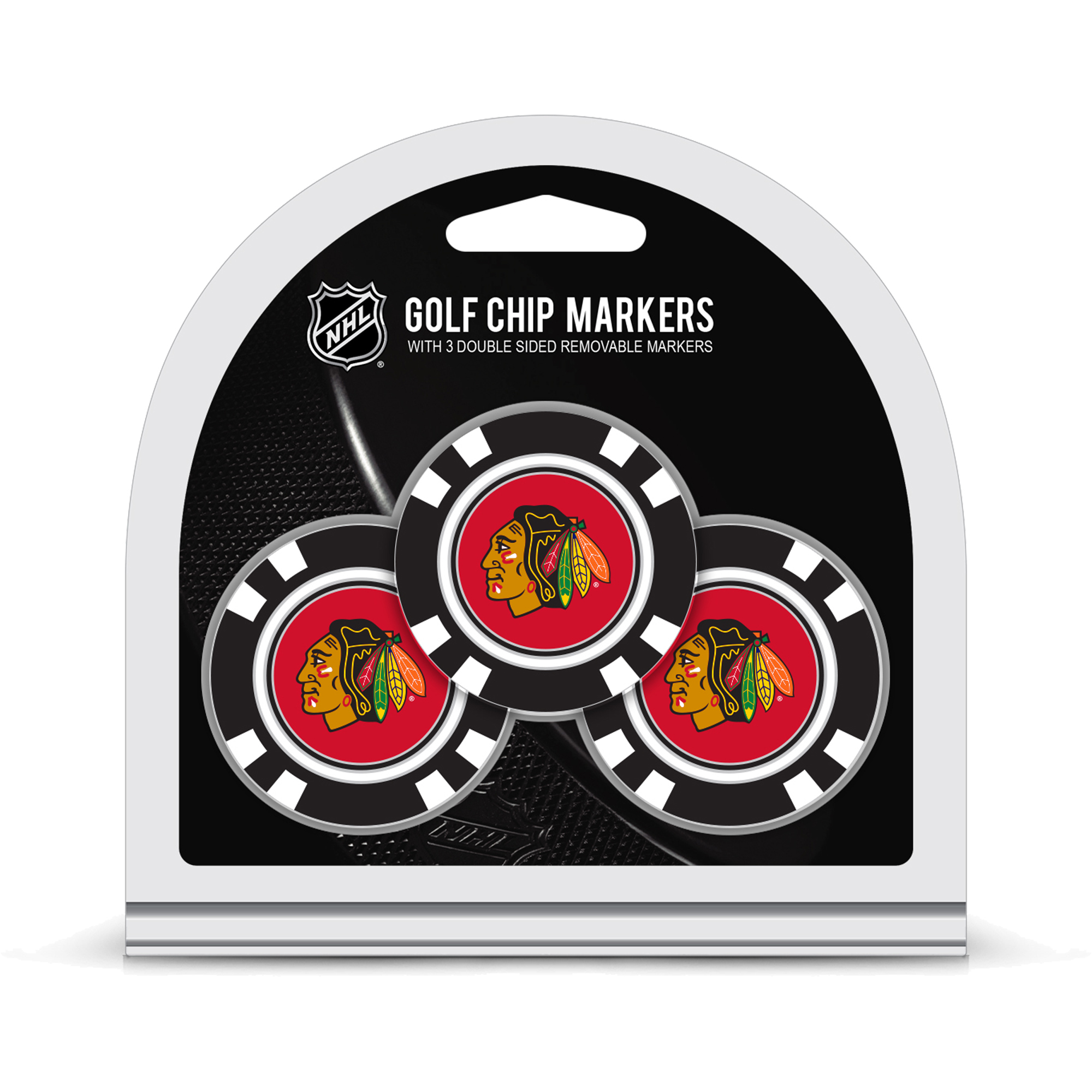 Chicago Blackhawks Golf Chip 3-Pack Set Chicago Blackhawks Golf Chip 3-Pack Set