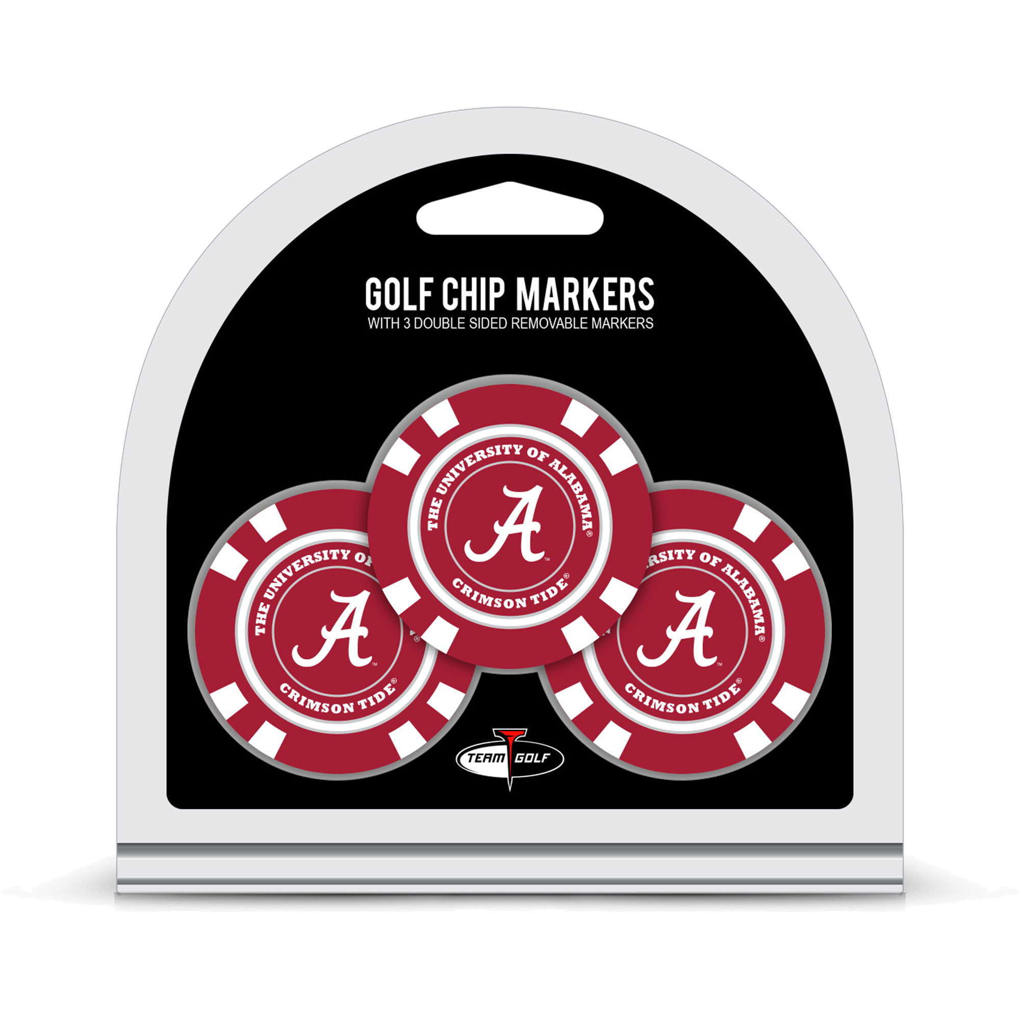 Alabama Crimson Tide Golf Chip 3-Pack Set