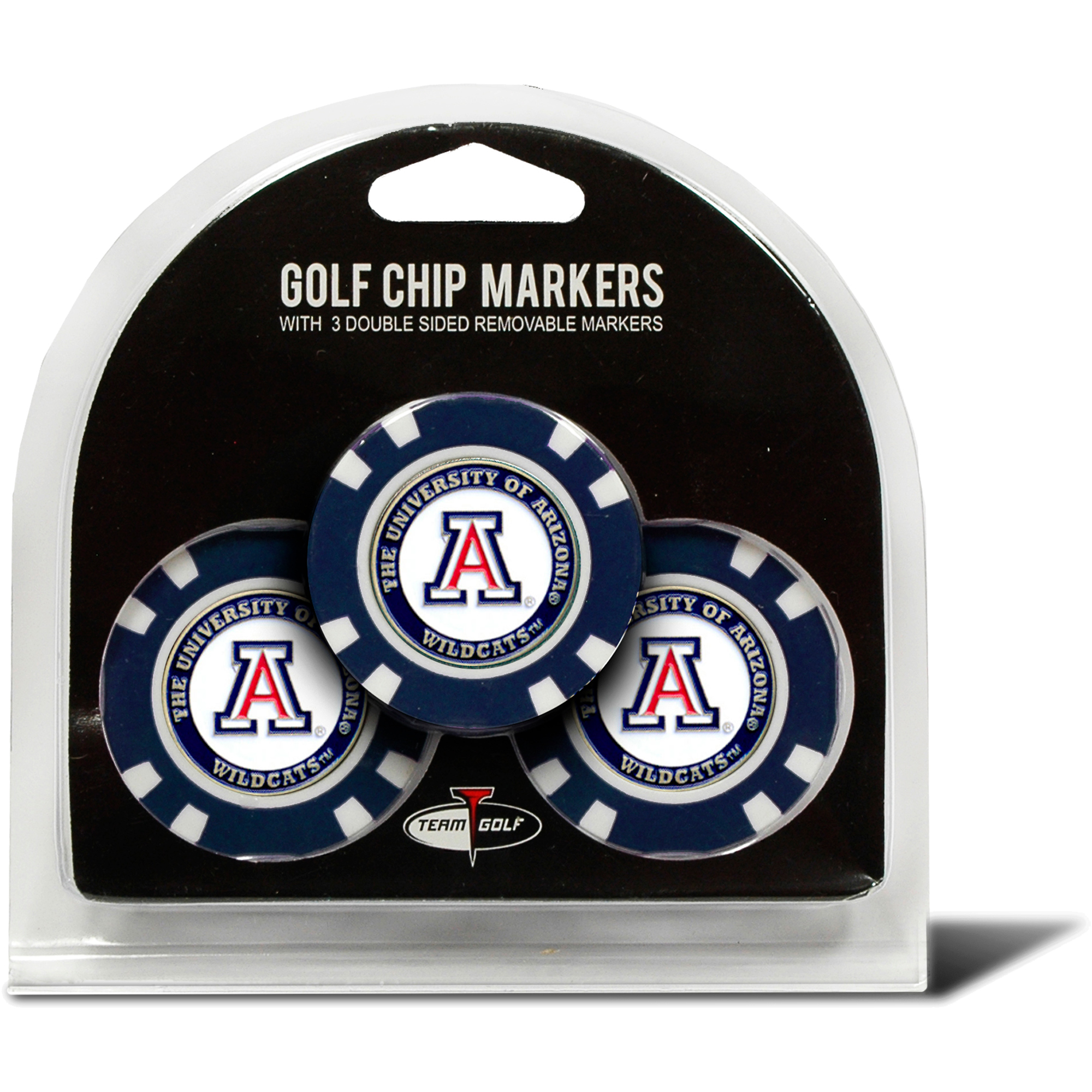 Arizona Wildcats Golf Chip 3-Pack Set Arizona Wildcats Golf Chip 3-Pack Set