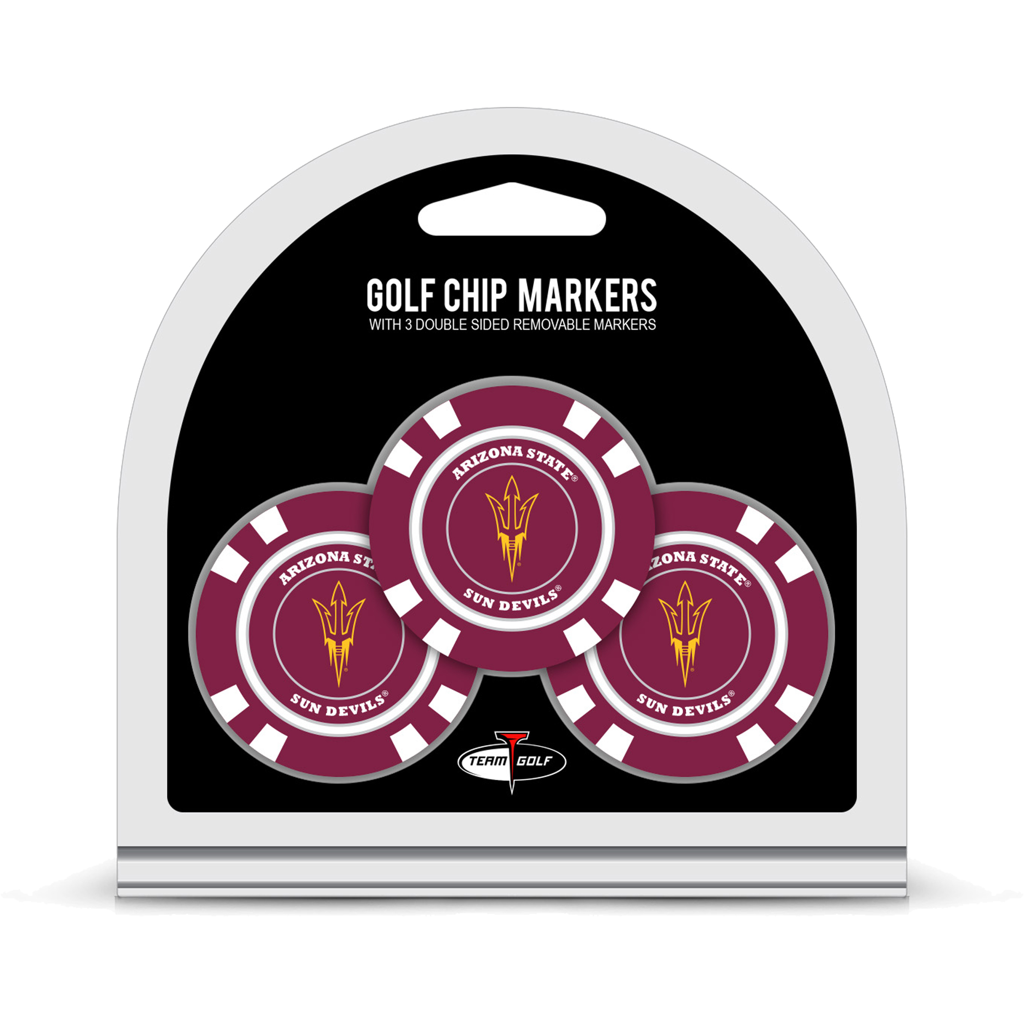 Arizona State Sun Devils Golf Chip 3-Pack Set Arizona State Sun Devils Golf Chip 3-Pack Set