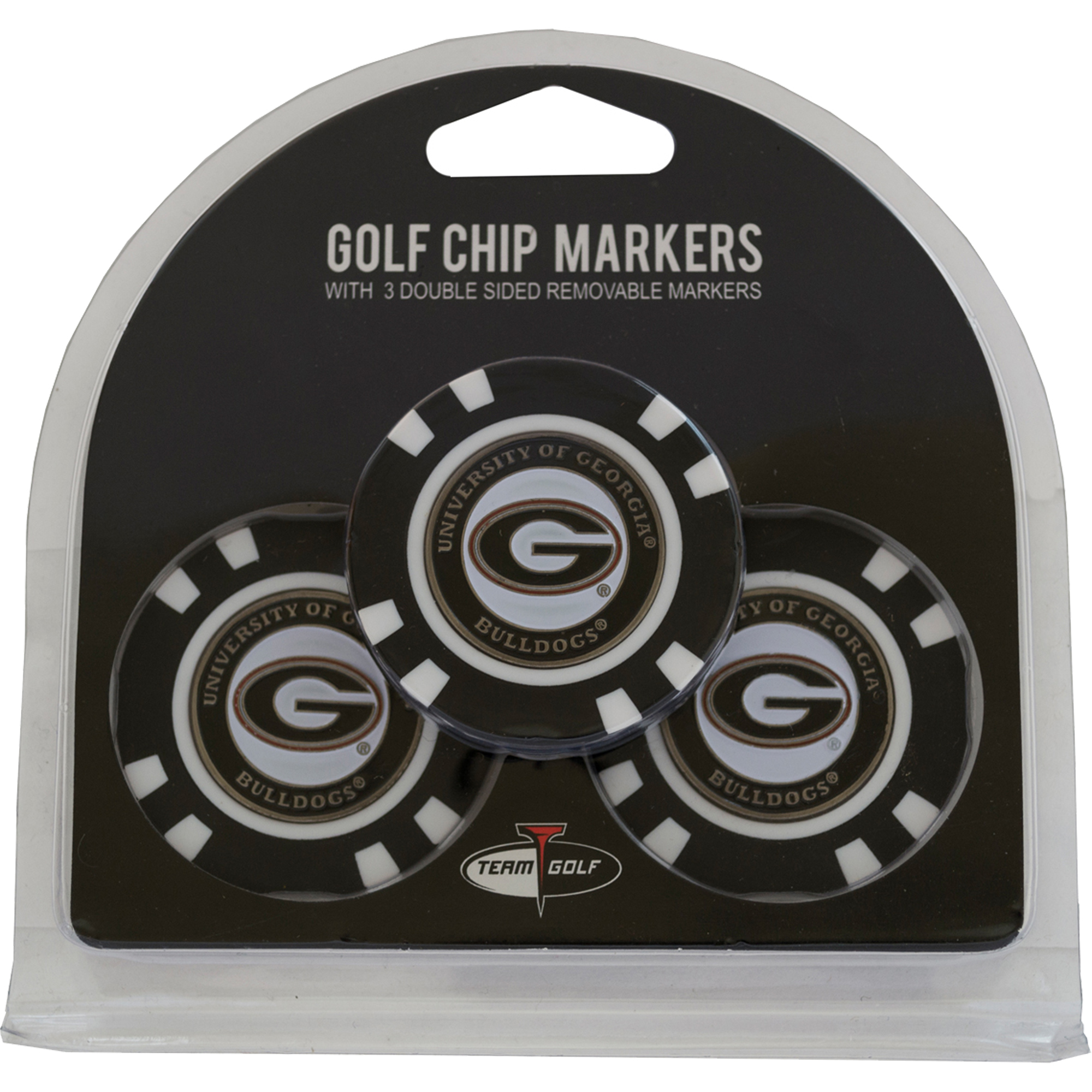 Georgia Bulldogs Golf Chip 3-Pack Set