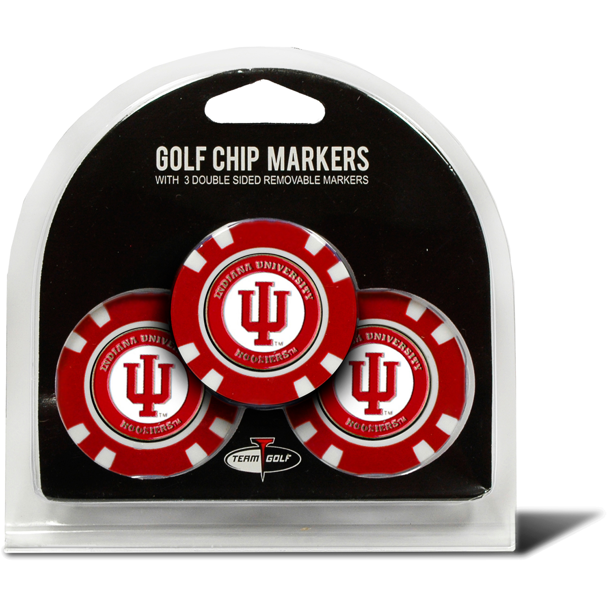 Indiana Hoosiers Golf Chip 3-Pack Set