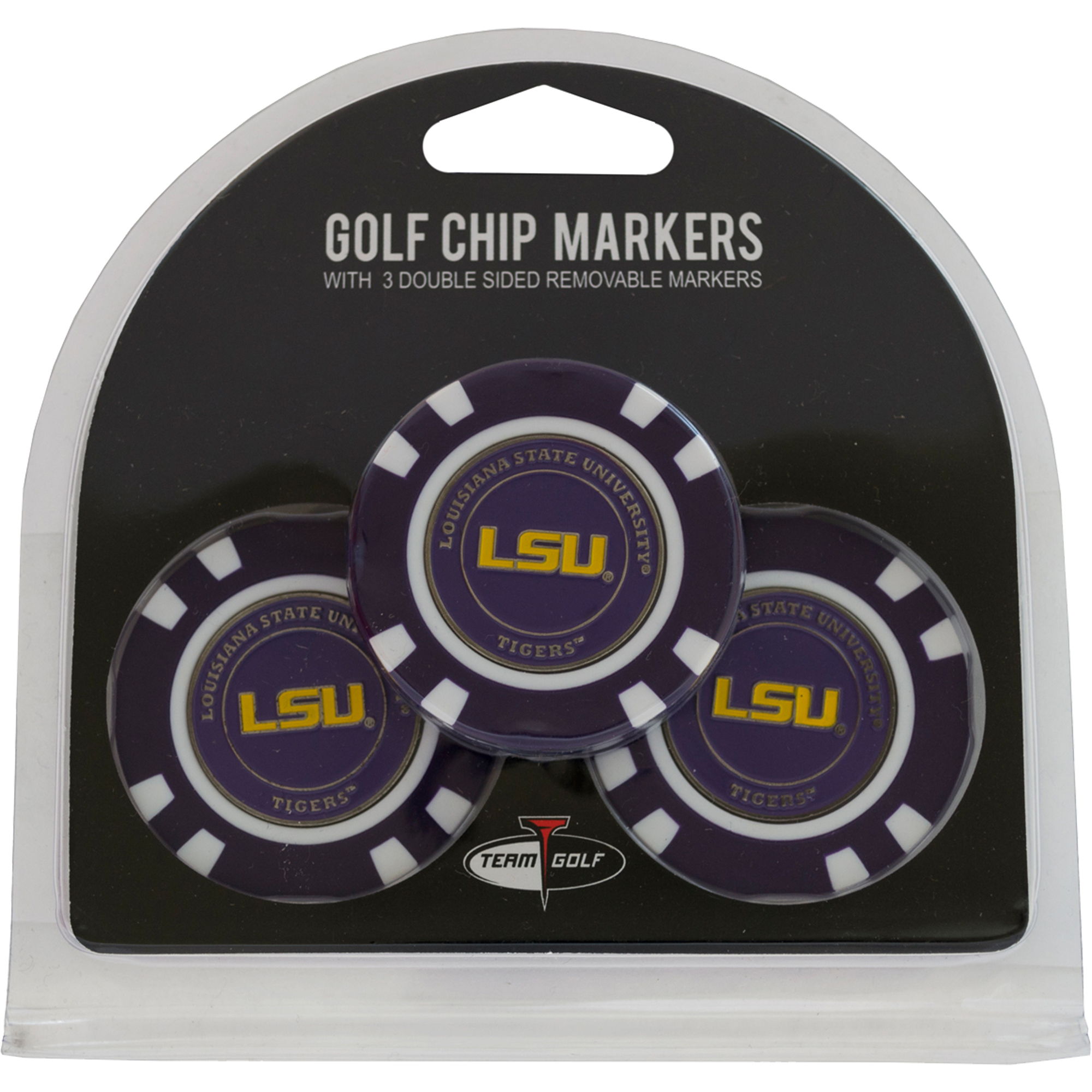 LSU Tigers Golf Chip 3-Pack Set