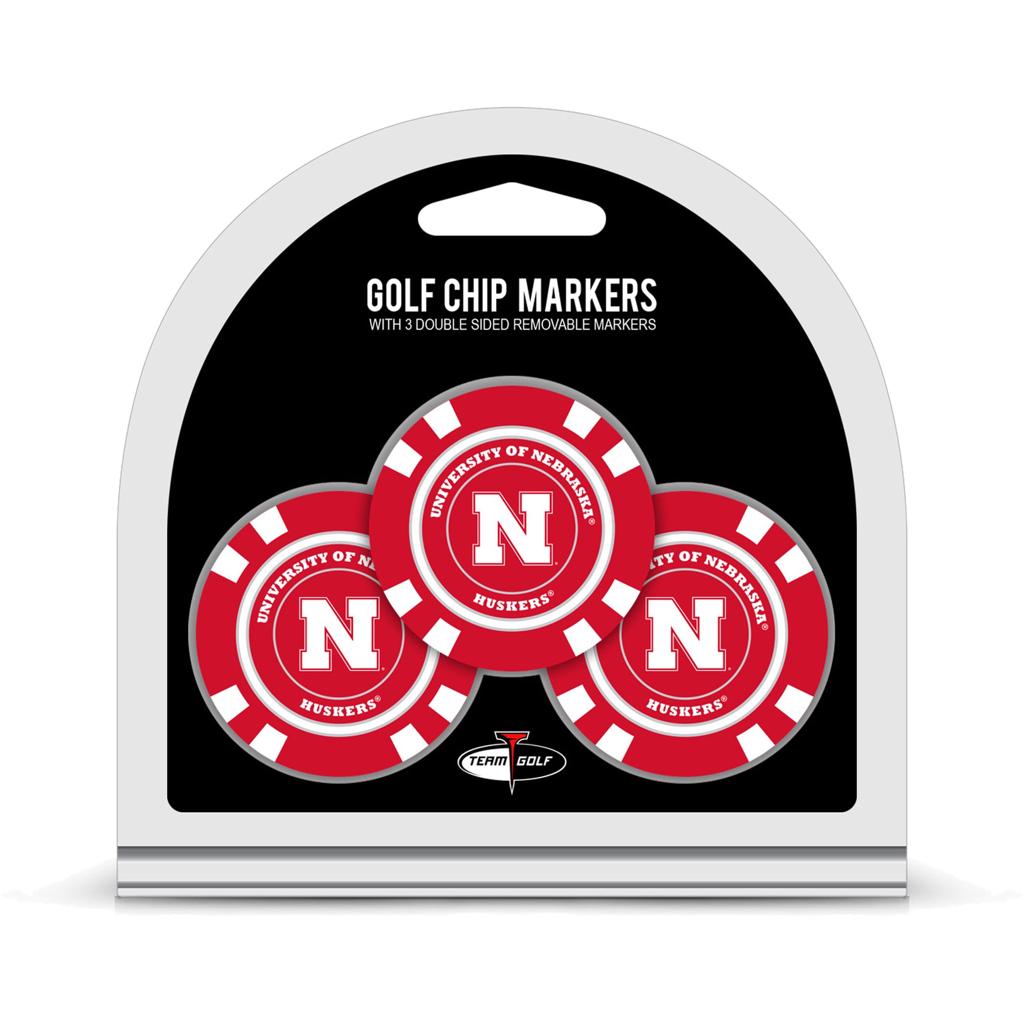 Nebraska Huskers Golf Chip 3-Pack Set