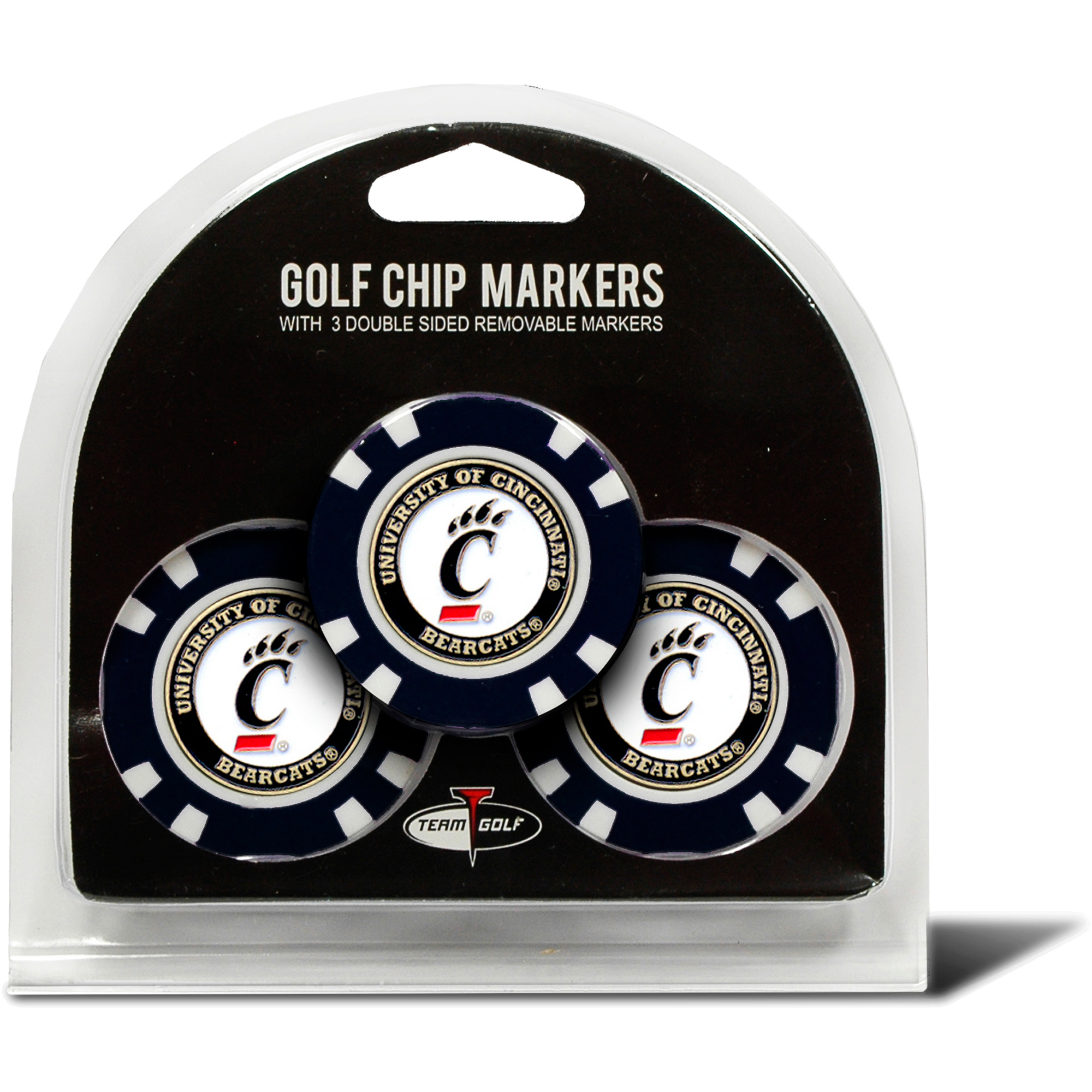 Cincinnati Bearcats Golf Chip 3-Pack Set Cincinnati Bearcats Golf Chip 3-Pack Set