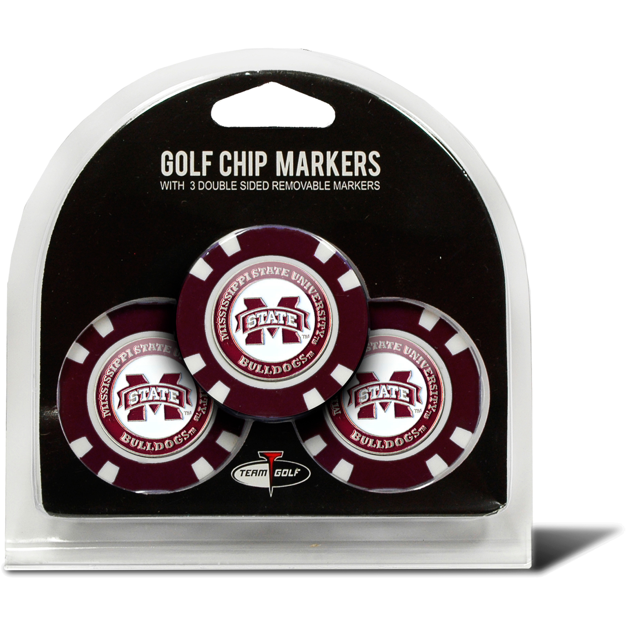 Mississippi State Bulldogs Golf Chip 3-Pack Set