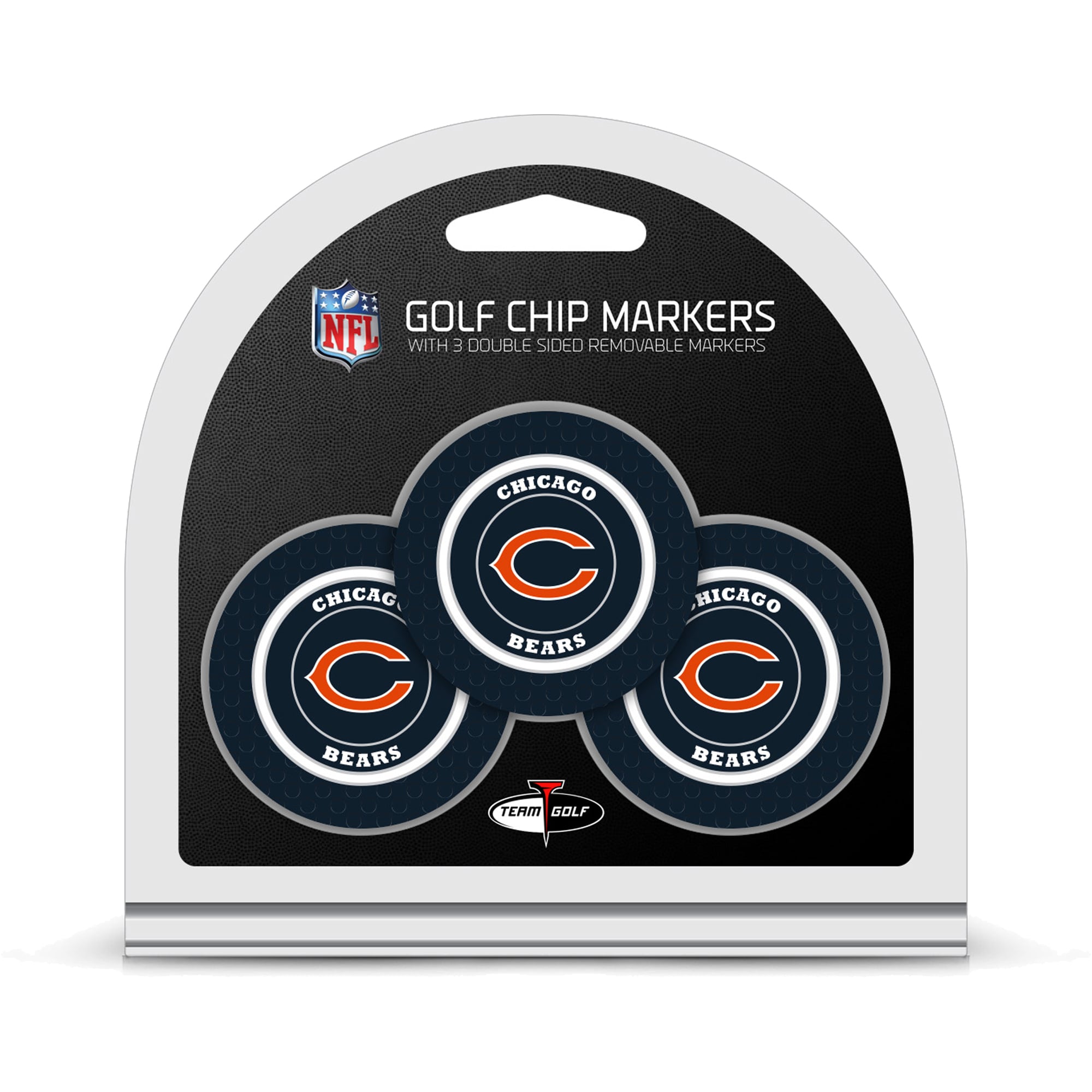 Chicago Bears Golf Chip 3-Pack Set Chicago Bears Golf Chip 3-Pack Set