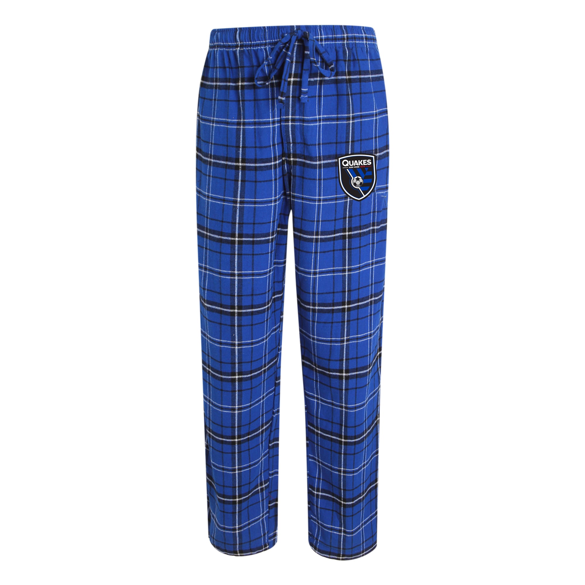 Men's Concepts Sport Royal/Black San Jose Earthquakes Ultimate Flannel Sleep Pants