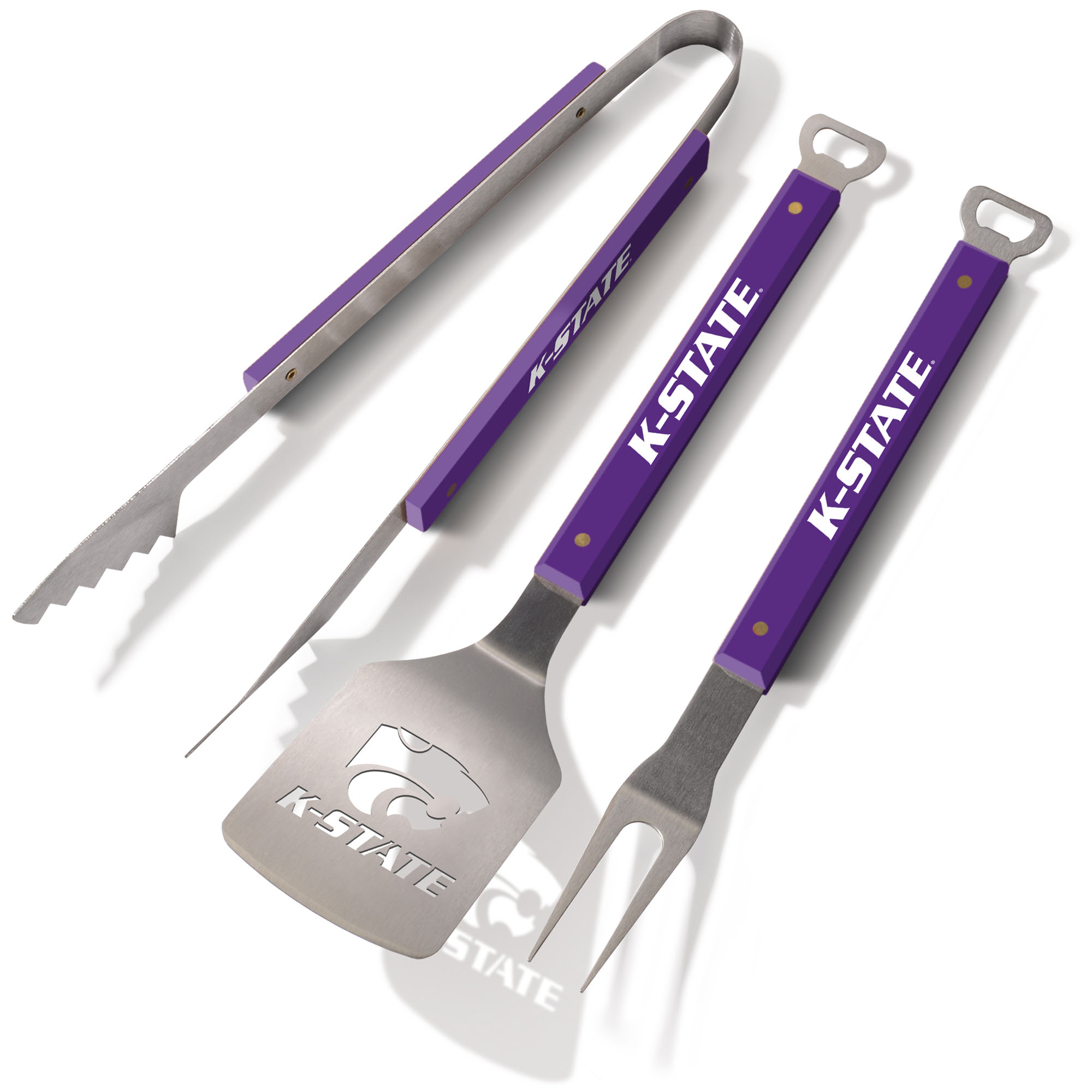 Fanpoint Kansas State Wildcats Spirit Series 3-Piece BBQ Set
