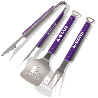 Fanpoint Kansas State Wildcats Spirit Series 3-Piece BBQ Set