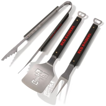 Fanpoint Texas Tech Red Raiders 3-Piece BBQ Set
