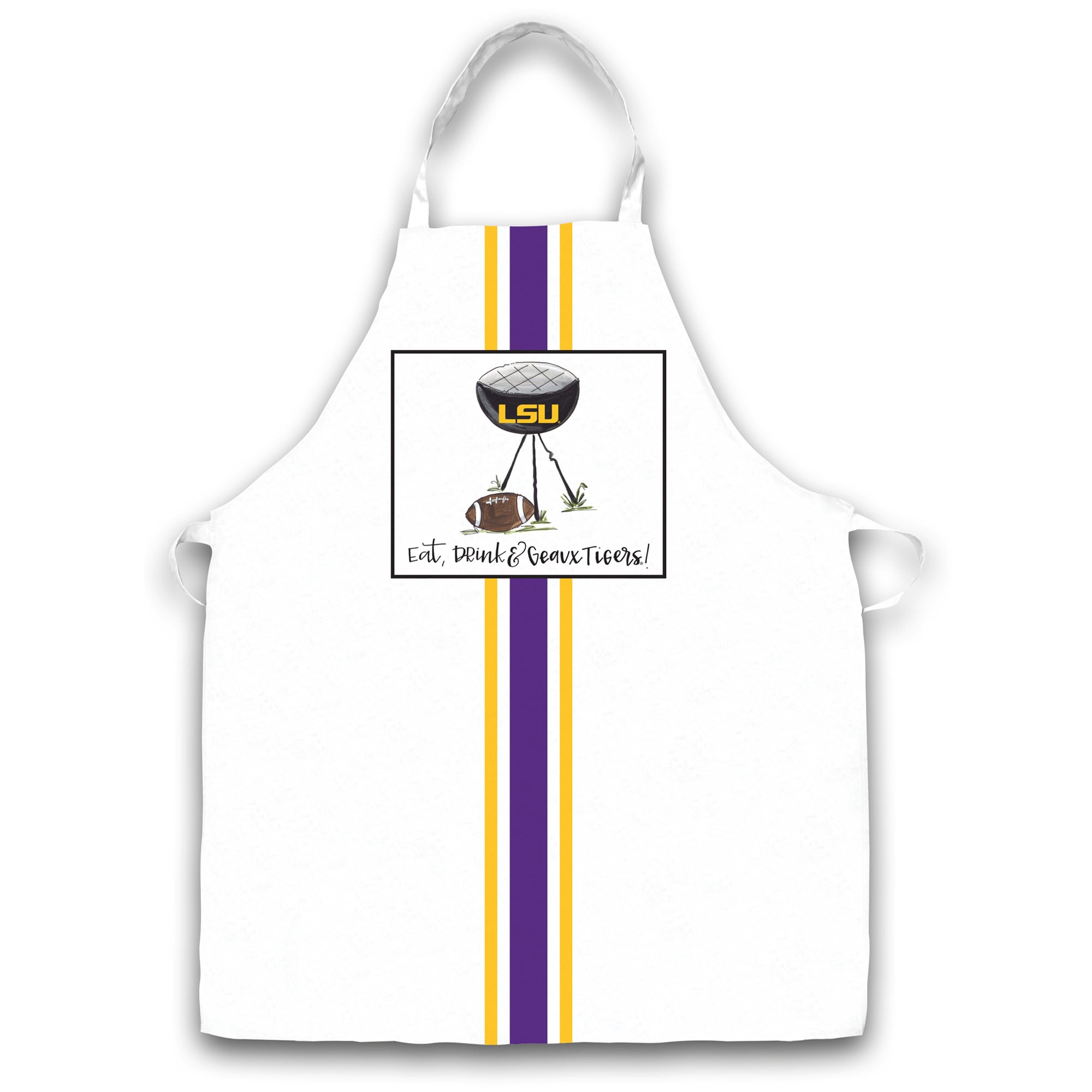 LSU Tigers Eat Drink & Go Team Apron
