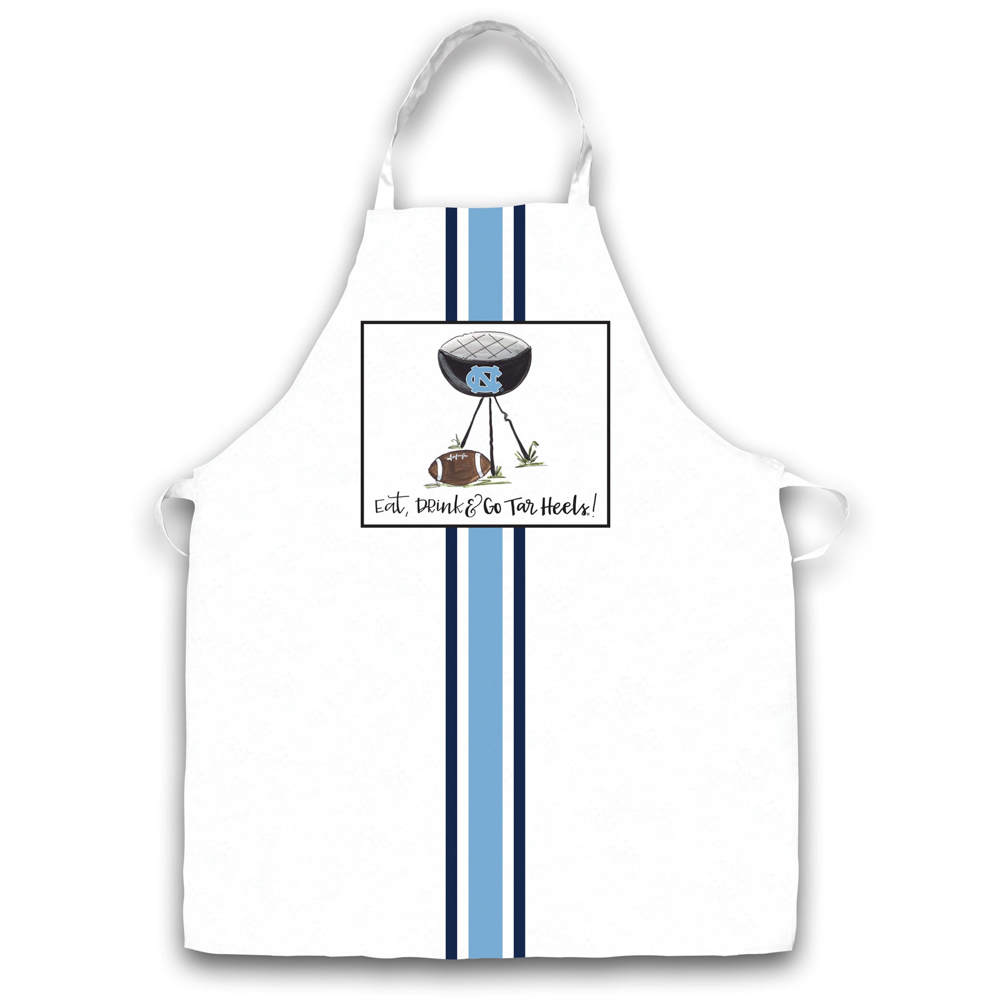 North Carolina Tar Heels Eat Drink & Go Team Apron