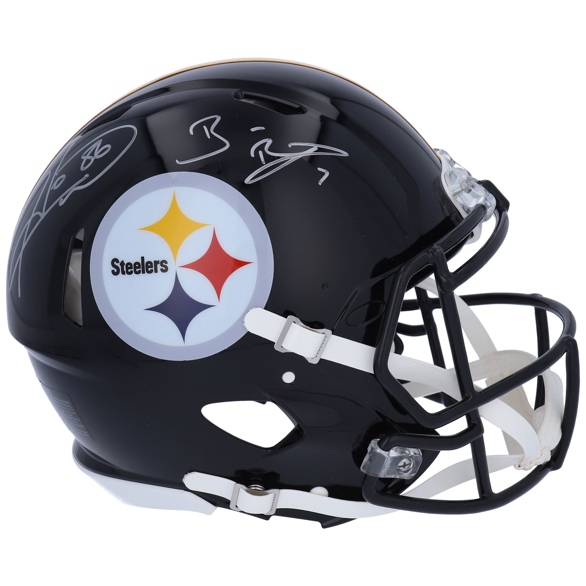 Ben Roethlisberger & Hines Ward Pittsburgh Steelers Autographed Riddell Speed Authentic Helmet