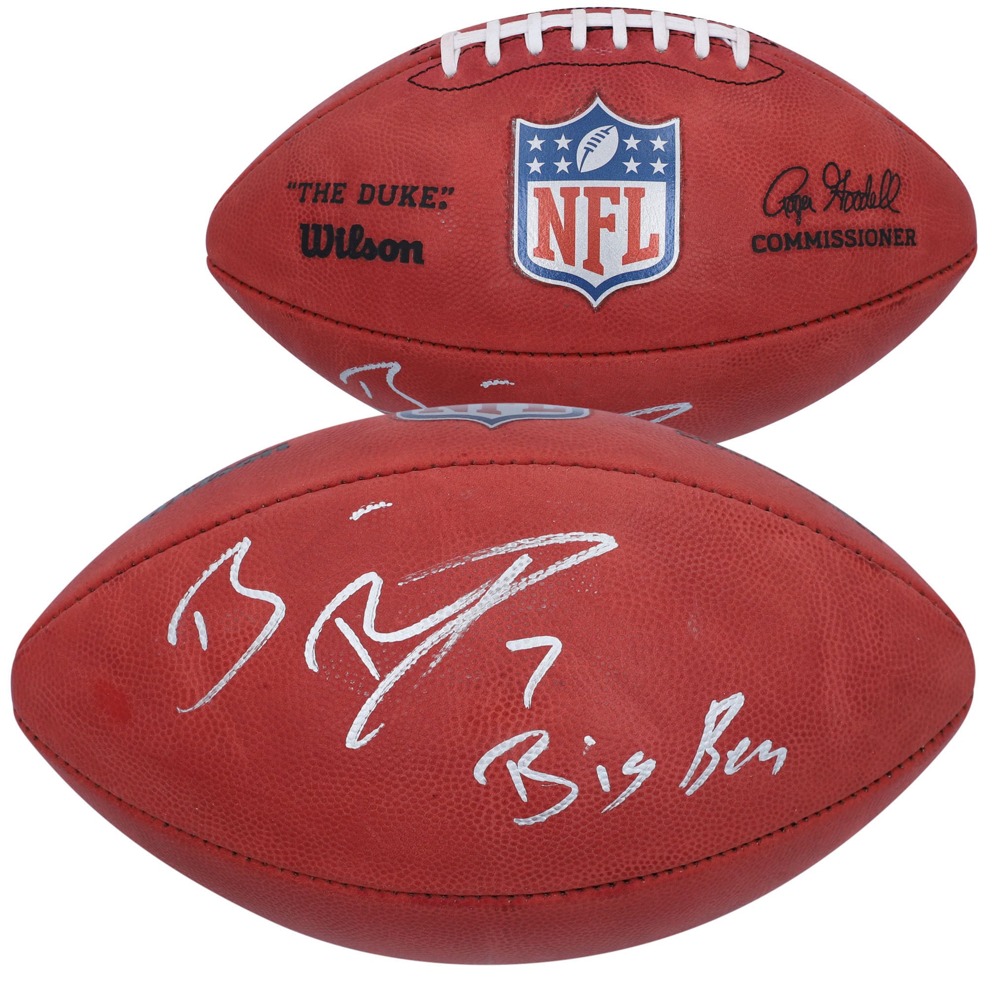 Ben Roethlisberger Pittsburgh Steelers Autographed Duke Full Color Pro Football with "Big Ben" Inscription