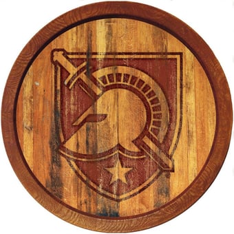 Army Black Knights 21'' x 21'' Faux Barrel Top Sign