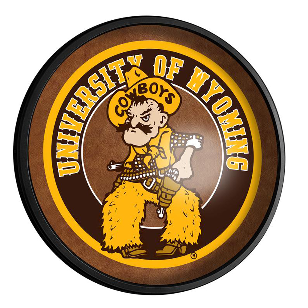 Wyoming Cowboys 18'' x 18'' Mascot Slimline Illuminated Wall Sign