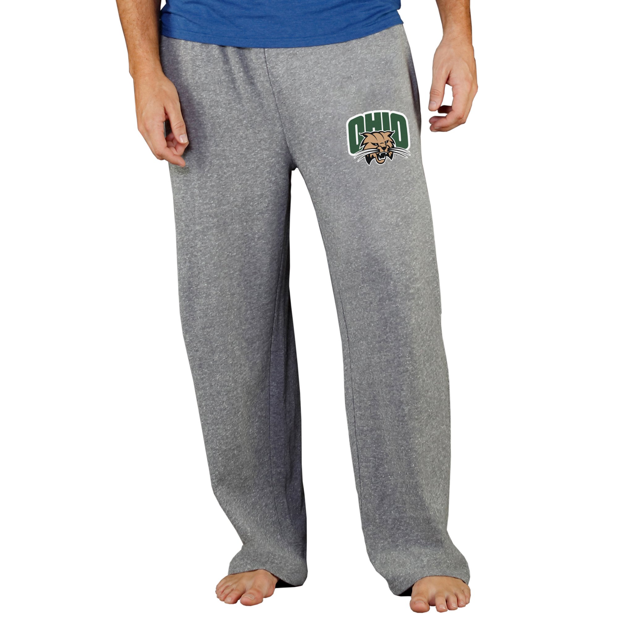Men's Concepts Sport Gray Ohio Bobcats Mainstream Terry Pants